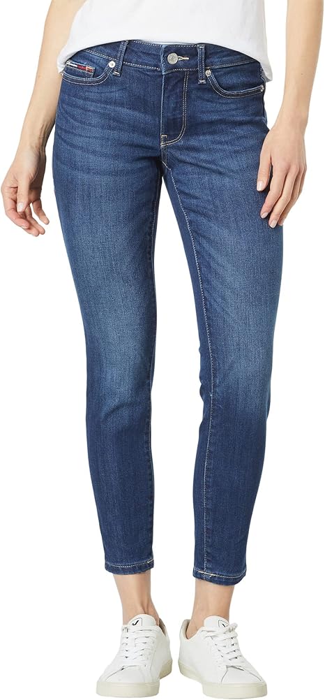 Tommy Hilfiger Women's Skinny Jeans- Mid-rise Jeans a Classic Summer Staple in Any Wardrobe