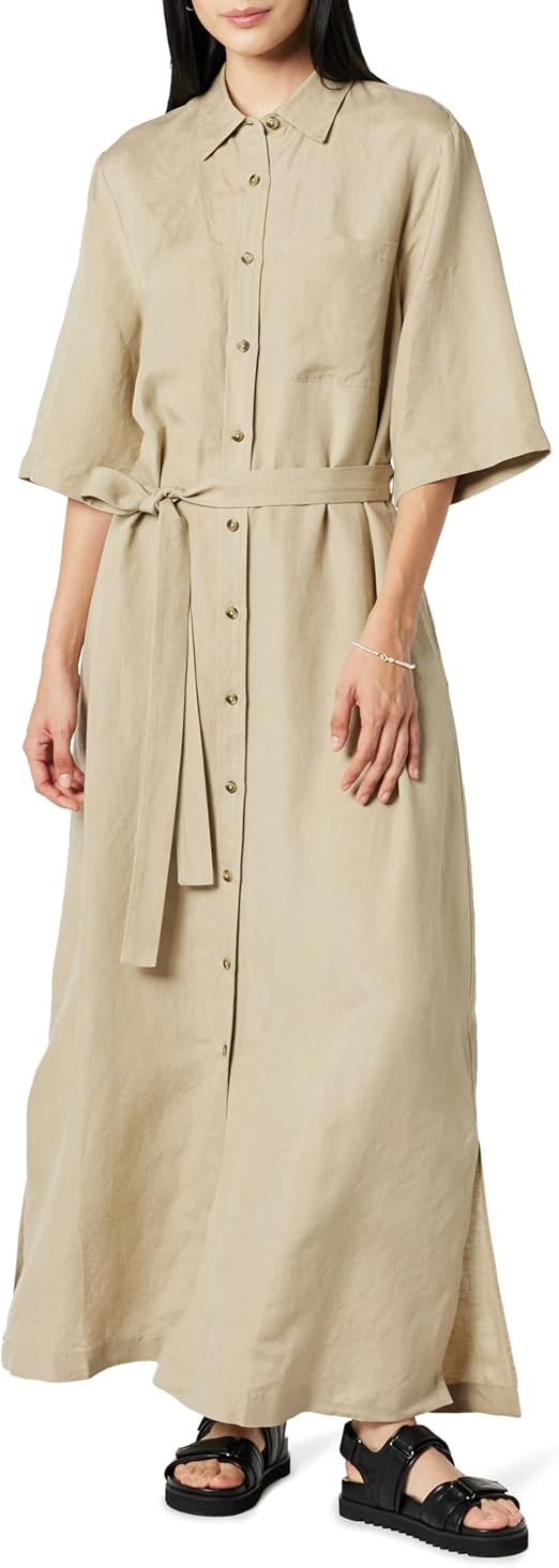 The Drop Women's Long Shirt Dress