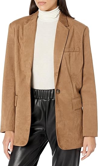 Steve Madden Apparel Women's Imaan Suede Blazer