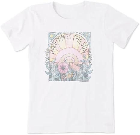 Women's Here Comes The Sun Hippie Short Sleeve Crusher-LITE Tee