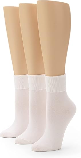 No Nonsense Women's Cotton Basic Cuff Sock