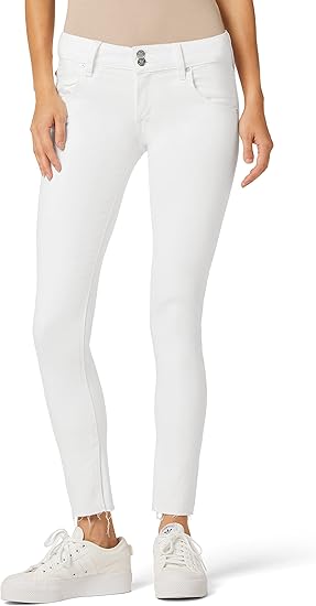 HUDSON Women's Collin Mid Rise Skinny Ankle Jean with Back Flap Pockets