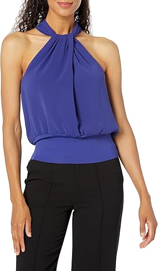 Trina Turk Women's Twist Front Halter Top