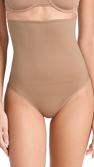 Yummie Women's Seamless Solutions High Waist Shaping Thong