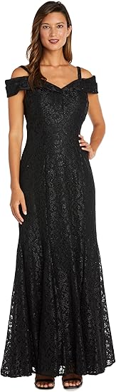 R&M Richards Women's Long Formal Dress