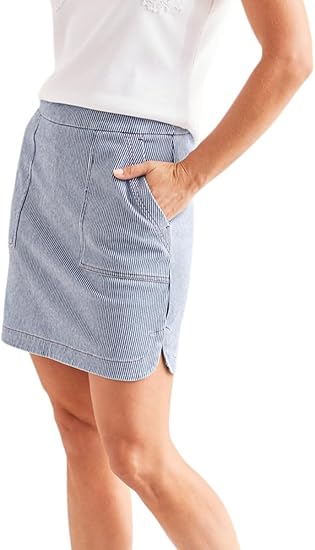 Tribal Women's Pull on Skort W/Rounded Slits