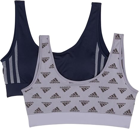 Adidas Women's Seamless Bralette with Removable Cups, 2-Pack