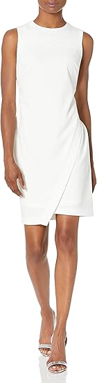 Tommy Hilfiger Women's Asymmetrical Hem Sheath Dress