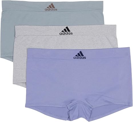 Adidas Women's Seamless Boy Shorts Underwear 3-Pack