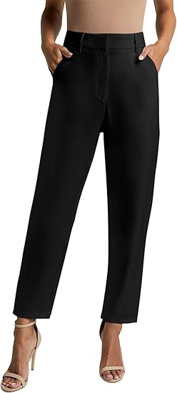 NIMIN High Waisted Dress Work Pants for Women Office Business Casual Trousers with Pockets 2024 (Long/Regular/Short)