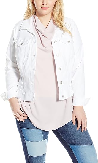 Jessica Simpson Women's Pixie Denim Jacket White