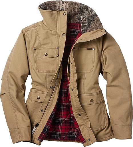 Legendary Whitetails Women's Stockyards Ryder Flannel Lined Canvas Coat