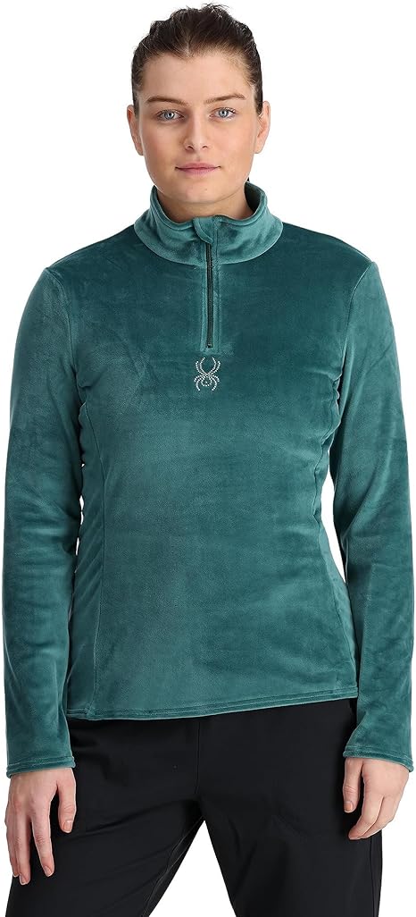 Spyder Women's Shimmer Bug Half Zip T-Neck