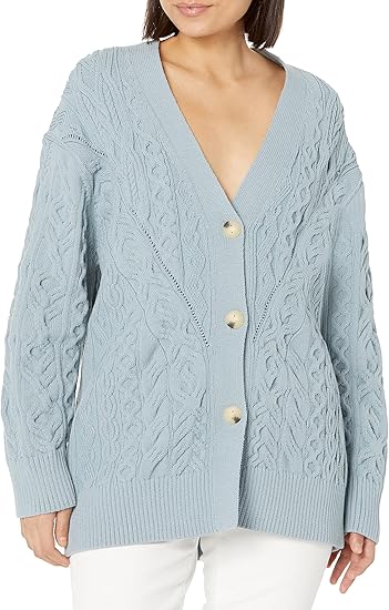 Vince Women's Aran Cable Cardigan