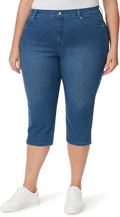 Gloria Vanderbilt Women's Amanda Capri Jean Plus Size