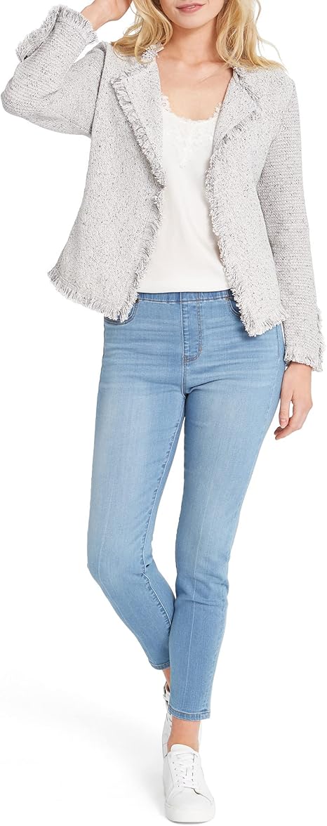 NIC+ZOE Women's Fringe Mix Jacket