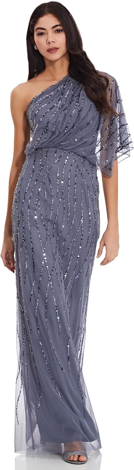 Adrianna Papell Women's Long Beaded Dresses