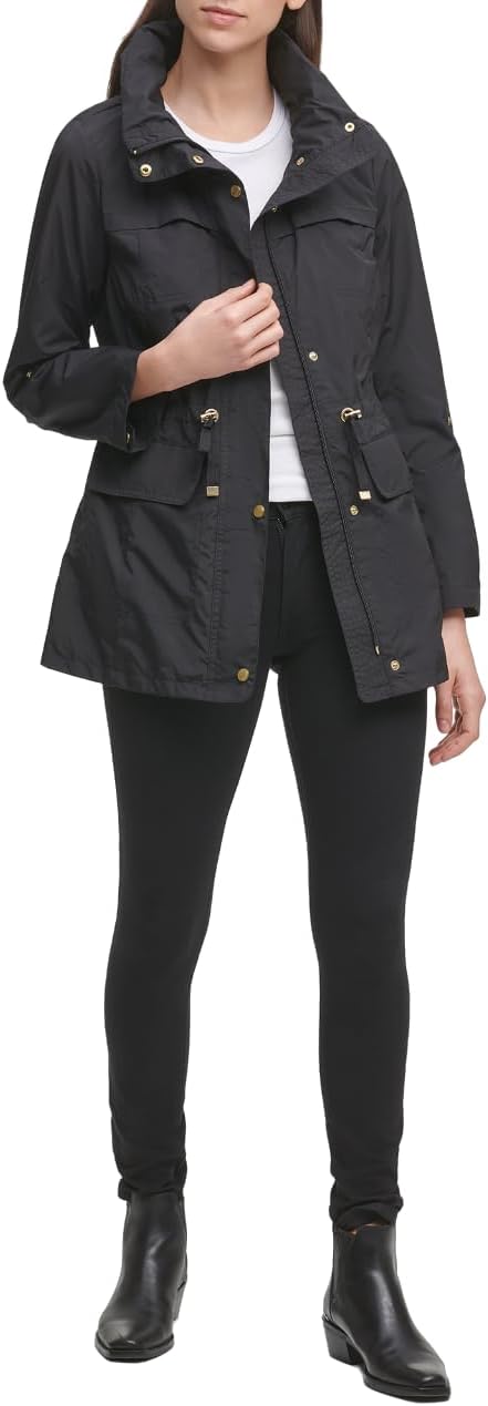 Cole Haan Women's Travel Packable Rain Jacket