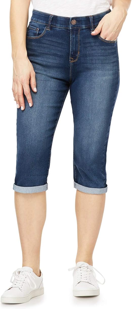 Angels Forever Young Women's 360 Sculpt Stretch Crop Jeans