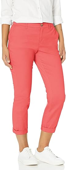 Tommy Hilfiger Women's Relax Hampton Cuffed Chino Straight-Leg Pants