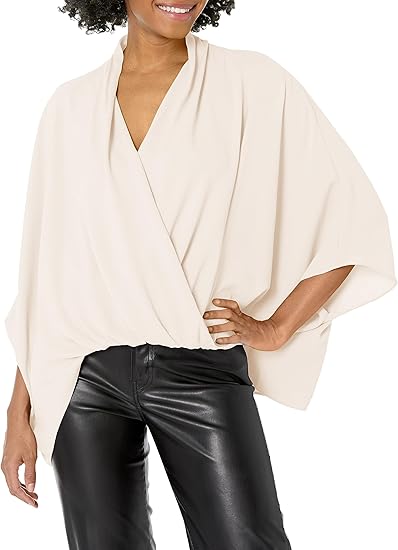 Trina Turk Women's Oversized Blouse, Cream