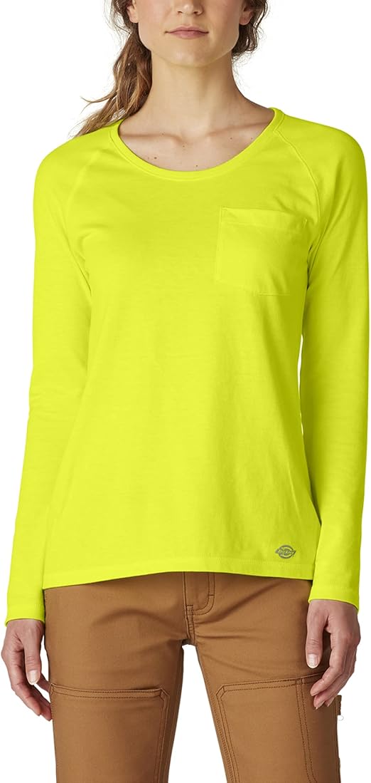 Dickies Women's Long Sleeve Cooling Temp-iq Performance T-Shirt