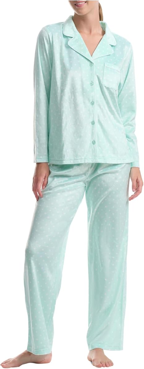 Karen Neuburger Women's Sleeve Girlfriend Long Pajama Set