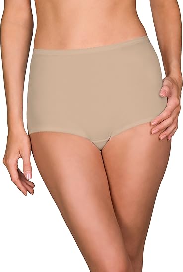 Shadowline Women's Plus-Size Spandex Classic Brief (3-Pack)