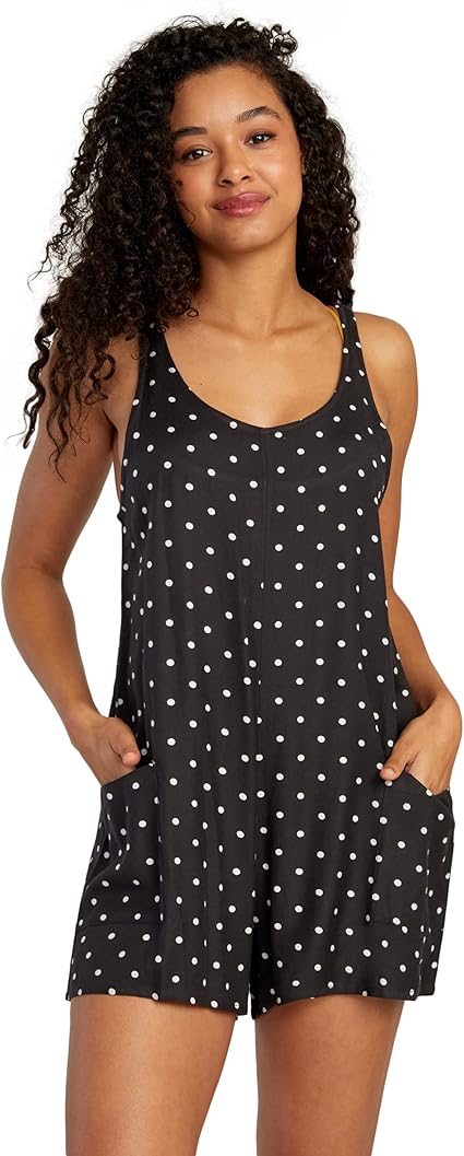 RVCA Women's Standard Marina Romper Coverup