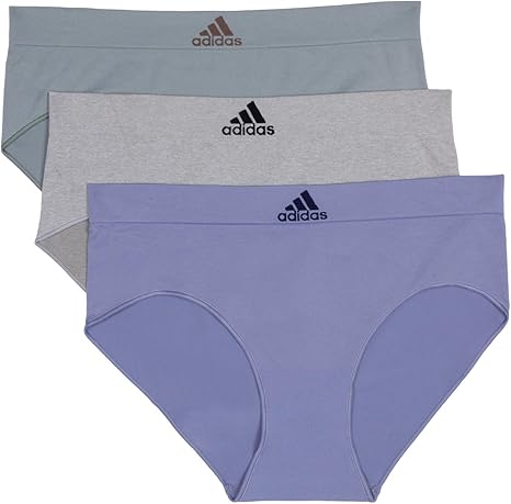 Adidas Women's Seamless Brief Panties 3-Pack