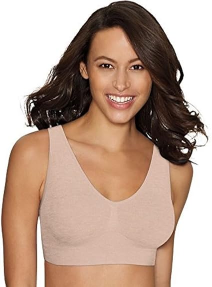 Hanes Women's Cozy Wireless Bra, Full-Coverage Pullover Bra, Seamless T-Shirt Bra