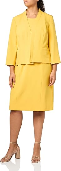 Le Suit Women's Crepe Multi Seam Jacket & Empire Sheath Dress