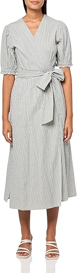 Pendleton Women's Puff Sleeve Wrap Dress