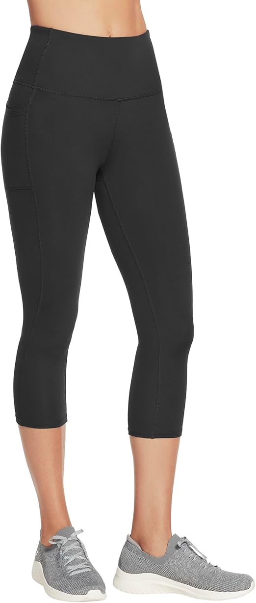 Skechers Women's Go Walk High Waisted Mid Calf Legging