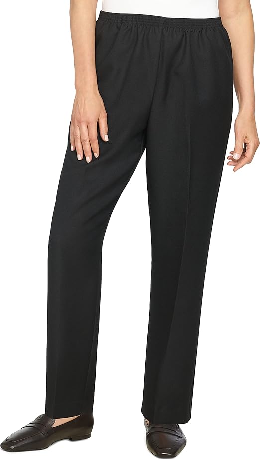 Alfred Dunner Women's Plus Size Poly Proportioned Medium Pant