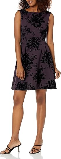 Vince Camuto Women's Formal Stretch Printed Dress