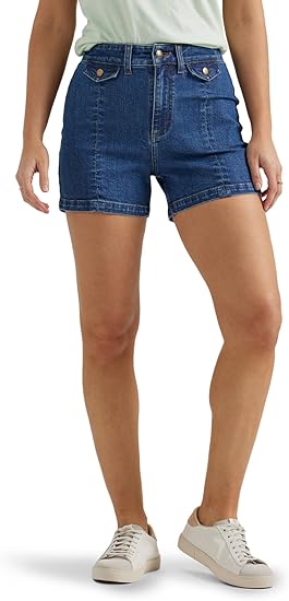 Lee womens Legendary Seamed Denim Short