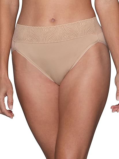 Vanity Fair Women's Effortless Panties for Everyday Wear, Buttery Soft Fabric & Lace