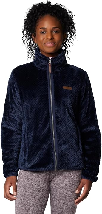 Columbia Women's Fire Side II Sherpa Full Zip, Collegiate Navy, Large