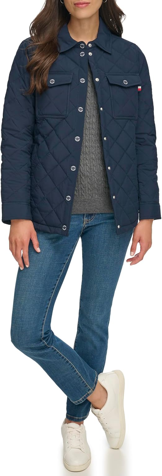 Tommy Hilfiger Women's Everyday Transitional Shacket