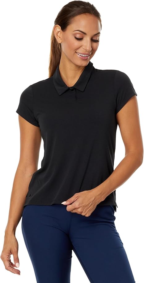 adidas Women's Go-to Heathered Golf Polo Shirt