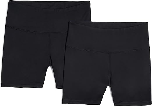 Jockey Women's 2 Pack Performance High Waist Bike Short