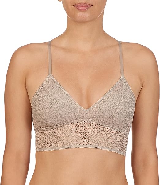 DKNY Womens Modern Lace Longline Bralette Bra