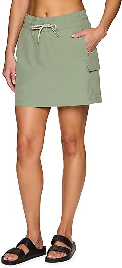 Avalanche Women's Quick Drying Woven Ripstop Skort with Bike Short and Pockets