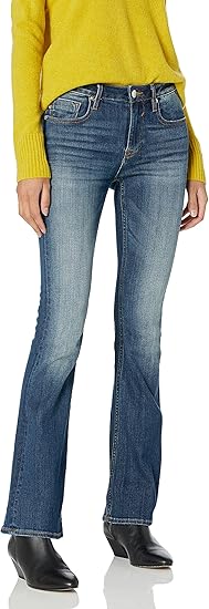 VIGOSS Women's Jagger Dark Wash Clean Bootcut