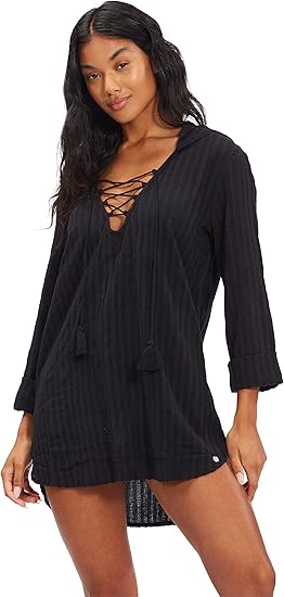 Billabong Women’s Aloha Lace Up Tunic Swim Cover-up