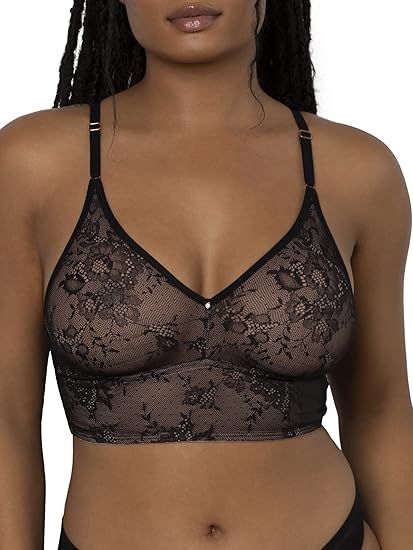 Smart & Sexy Women's Smooth Lace Longline Bralette