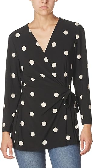 Anne Klein Women's Faux Wrap Top