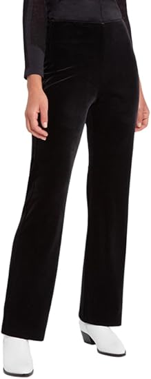 Lyssé Velvet Pants for Women – High Waisted Pants for Women Made from Luxurious Stretch Velvet Blend