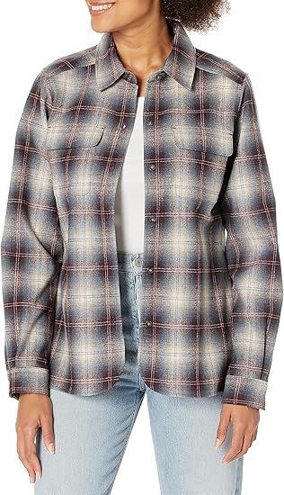 Pendleton Women's Long Sleeve Wool Board Shirt